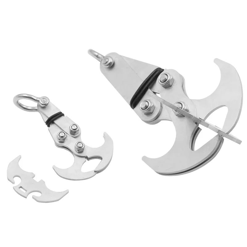 Multifunktionales Outdoor Kletterklaue Karabiner aus Edelstahl
