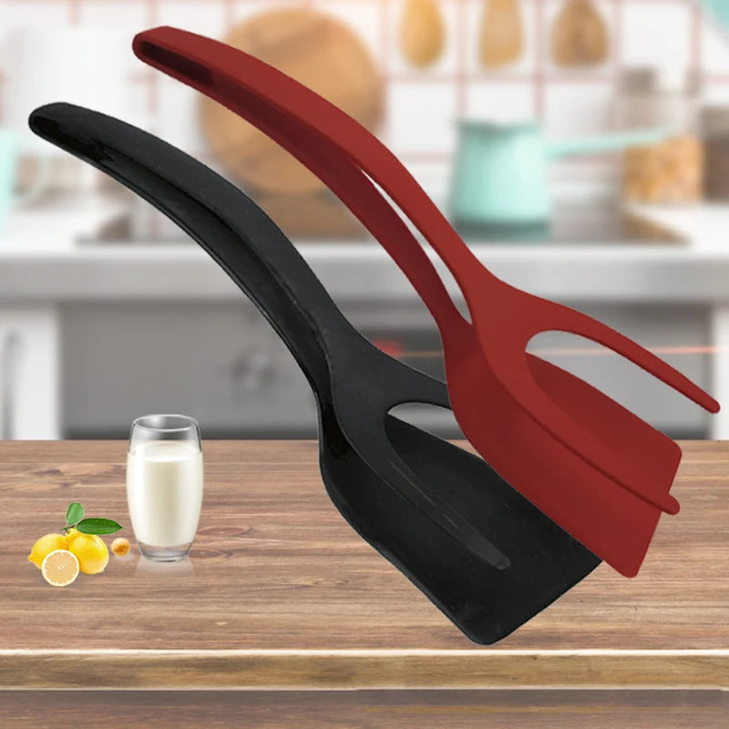 Multifunktionaler Pfannenwender 2-in-1: Ideal für Pfannkuchen, Eier und vieles mehr