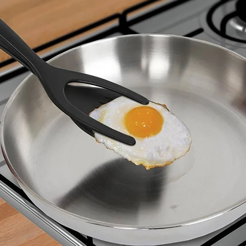 Multifunktionaler Pfannenwender 2-in-1: Ideal für Pfannkuchen, Eier und vieles mehr