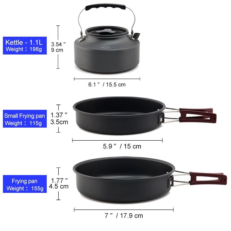 Camping Kochgeschirr Set Outdoor
