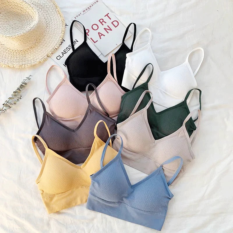 Damen Tube Tops – Push-Up Sports Bra, Seamless und Sexy, Bequeme Unterwäsche für Sport und Alltag, Ideal für Frauen und Mädchen