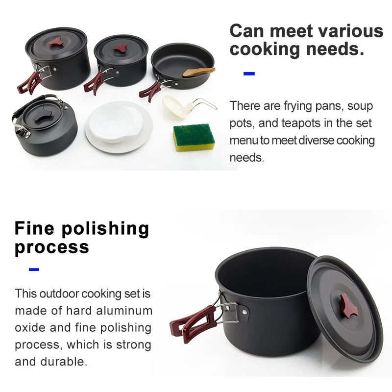 Camping Kochgeschirr Set Outdoor