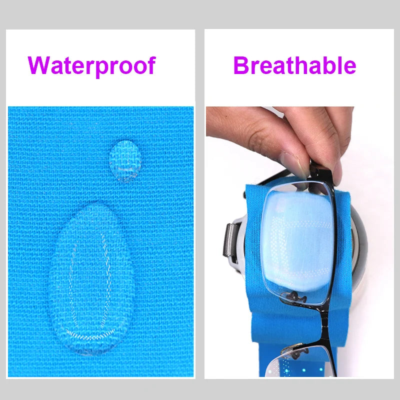 Athletisches Kinesiologie-Tape – Sportliches Elastoplast in 5 Größen, wasserfest und langlebig, perfekt für Schmerzlinderung, Muskelregeneration und Fitness-Training