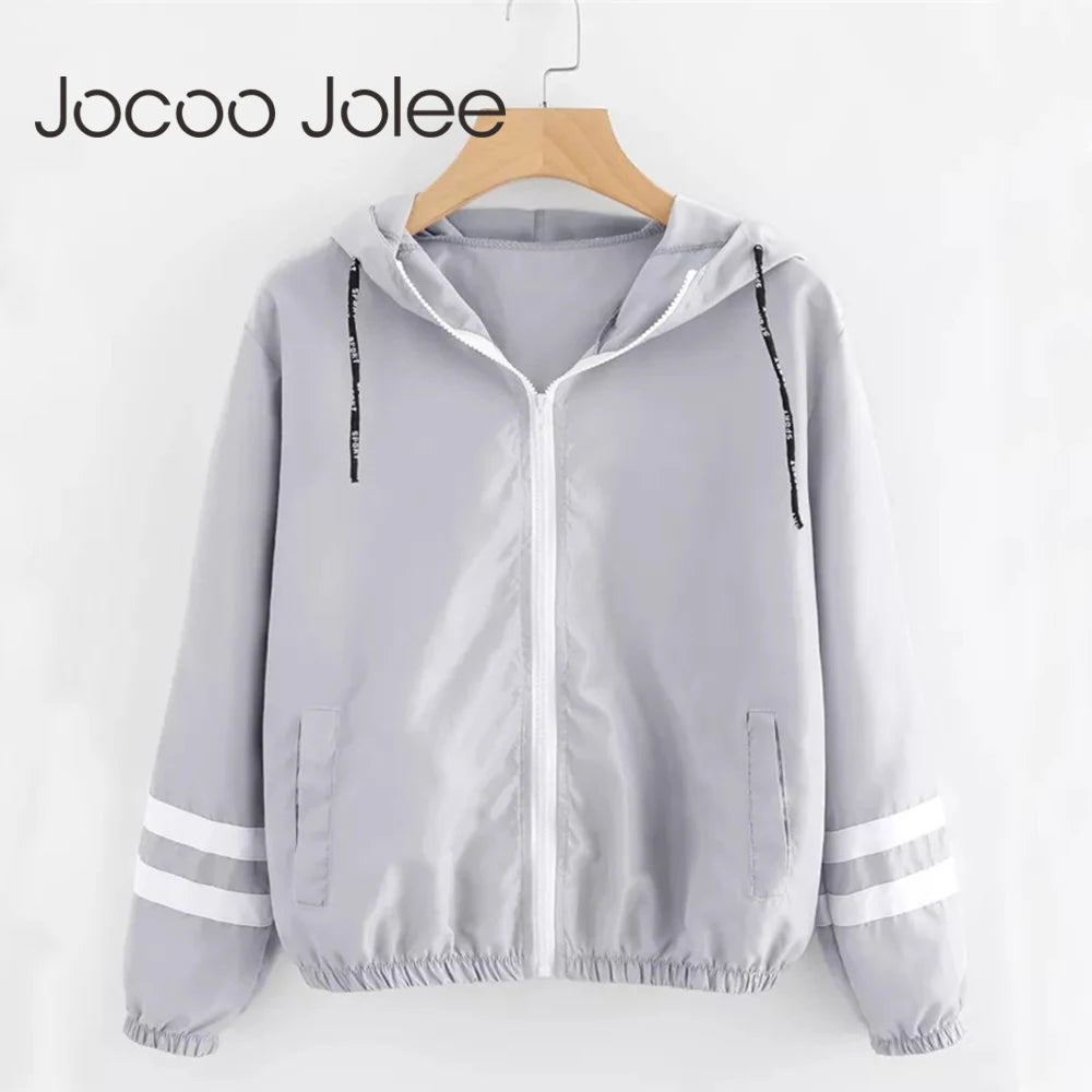 Winddichte Kapuzenjacke für Damen – Colorblock-Patchwork und Bomberjacken-Design, Funktionelle und stilvolle Herbstjacke, Lässiger Windbreaker und Regenmantel