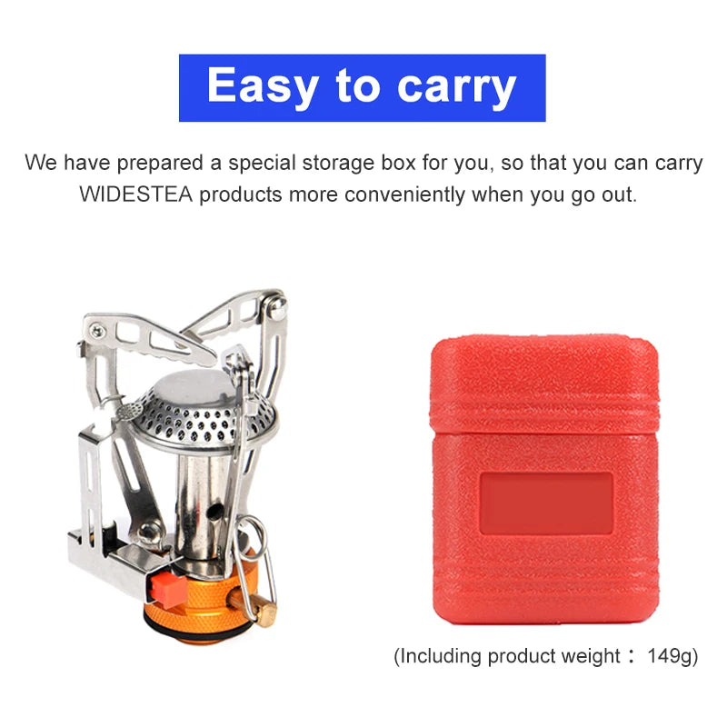 Camping-Gaskocher – Faltbar, Outdoor, Picknick