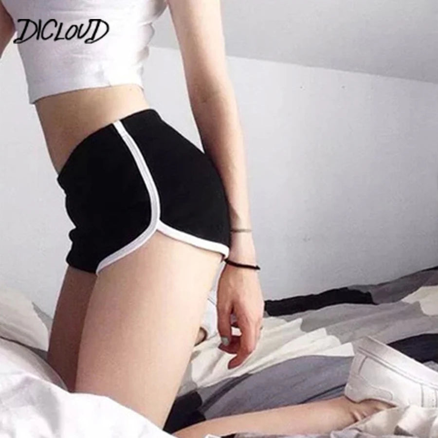 Fashion Stretch Shorts für Damen – High-Waist-Design im Harajuku-Stil, perfekt für Strand und Sommer 2024, lässig, sexy und bequem für jeden Anlass
