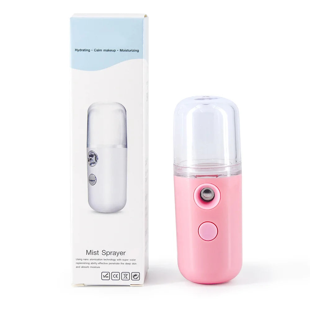 Gesichts Sprayer USB Luftbefeuchter - Wiederaufladbarer Vernebler für feuchtigkeitsspendende Schönheitspflege
