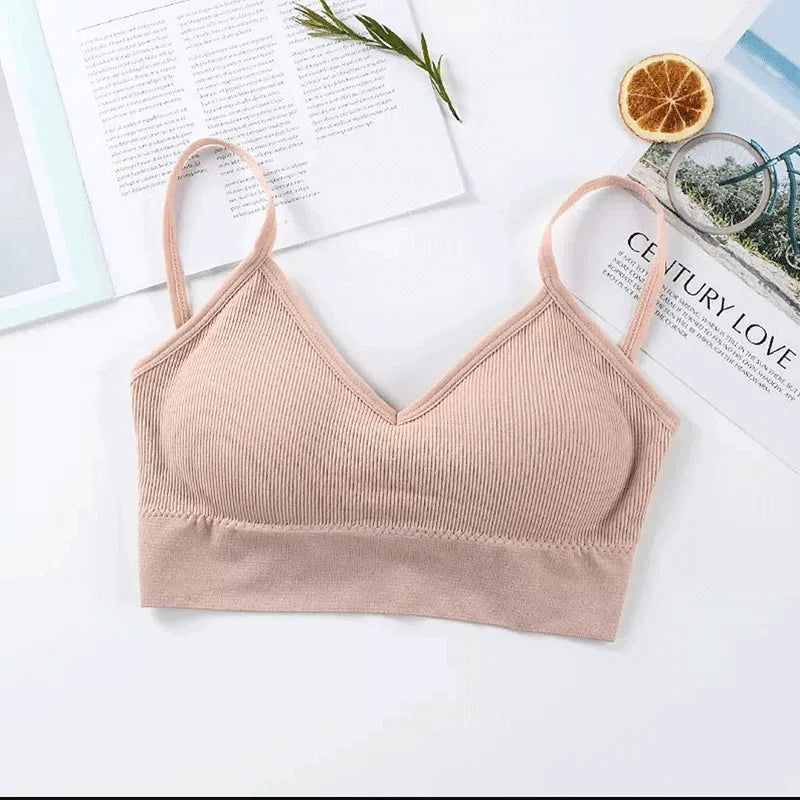 Damen Tube Tops – Push-Up Sports Bra, Seamless und Sexy, Bequeme Unterwäsche für Sport und Alltag, Ideal für Frauen und Mädchen