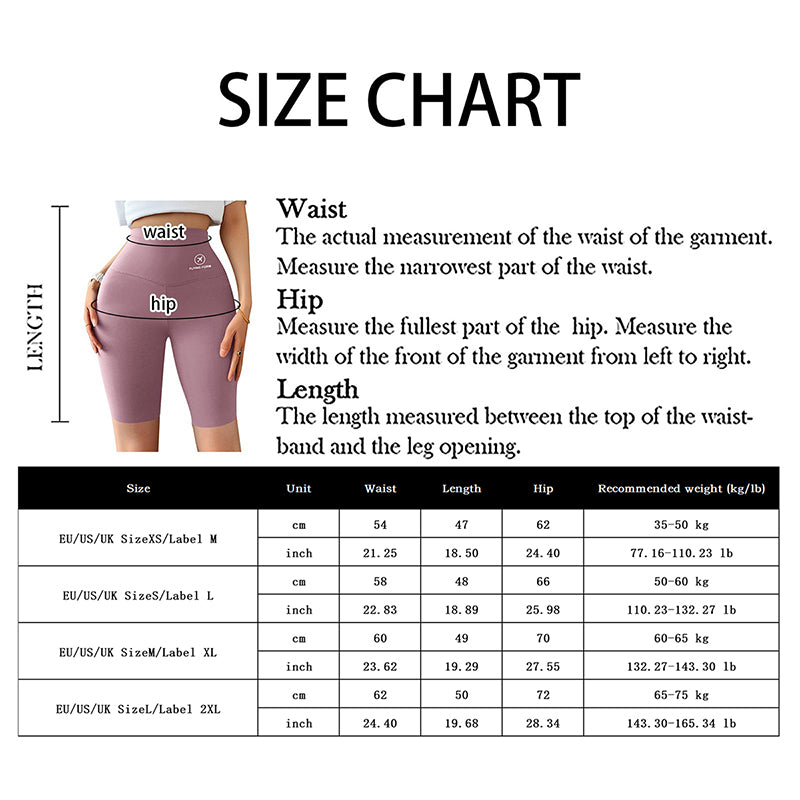 Neue Damen Sport Shorts – High-Waist Push-Up Fitness Shorts für Yoga, Radfahren, Jogging und Gym, Elastische Leggings für Optimalen Komfort