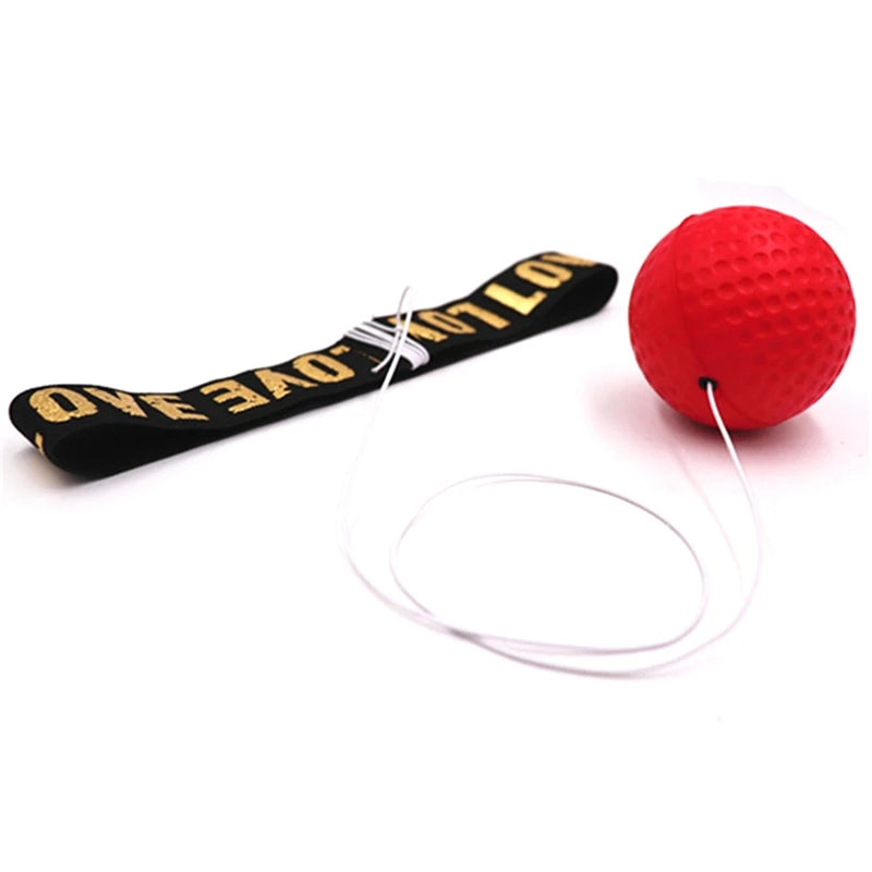 Fitness und Stressabbau mit dem Box Reflex Speed Punch Ball Set - Reaktionskraft- und Hand-Auge-Koordinationstraining für Boxfans, Boxtrainer und Boxball für zu Hause