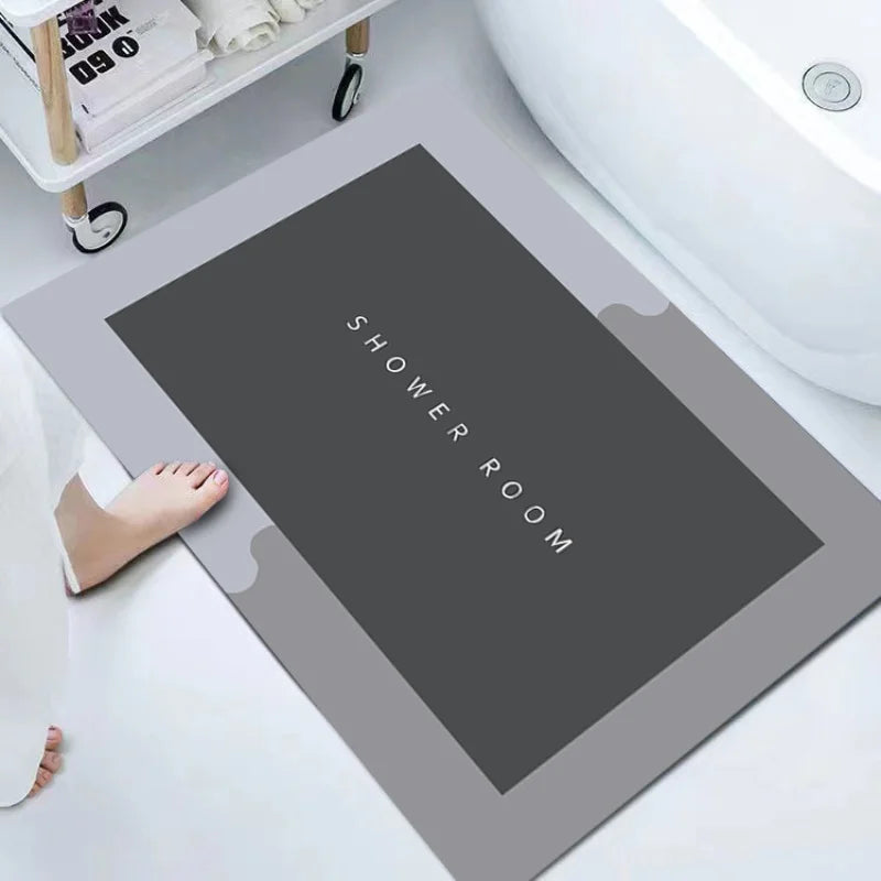 Super Saugfähige Antirutsch-Badmatte - Fußmatte für Badezimmer, Toilette, Küche und Wohnzimmer Hochwertige und wasserdichte Badmatte