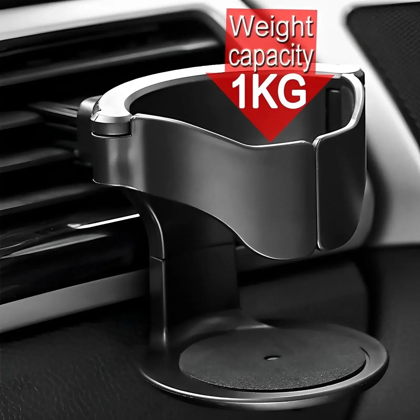 Auto-Lüftungsschlitz-Getränkehalter – Multifunktionaler Flaschen- und Becherhalter mit integriertem Aschenbecher für Wasserflaschen und Kaffeetassen