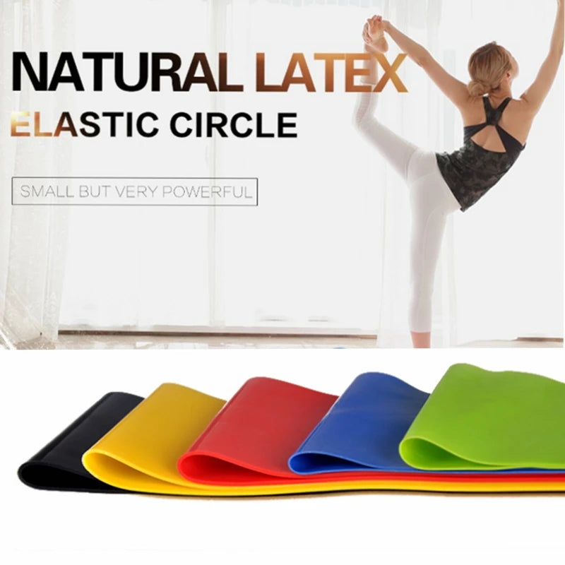 Yoga und Gym Resistance Bands – Unisex Fitness Gummibänder für Krafttraining und Pilates, tragbare Trainingshilfe für Zuhause