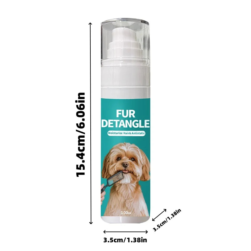 Entwirrungs- & Pflege-Spray für Haustiere – Nährt, glättet & verleiht lang anhaltendes Volumen