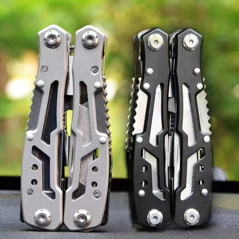 Outdoor Multitool Edelstahl EDC Faltwerkzeug Überlebensmesser Zange