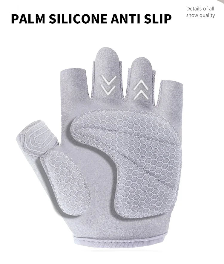 Fitness Handschuhe mit hervorragendem Grip – Leichte Workout Gloves für Gewichtheben, Radfahren, Training und Rudern – Unisex
