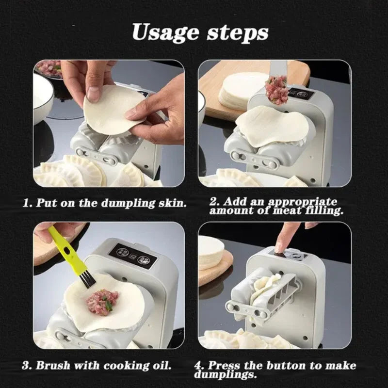 Dumpling Maker Maschine: Automatische Dumpling Form Presse für Empanadas, Ravioli, Küchenzubehör