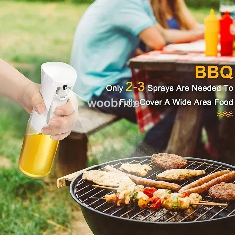 200/300ml Premium Ölsprühflasche – BBQ-Kochspray, Olivenöl-Sprüher, Küchenback-Spray, Leere Flasche für Essig und Öl, Vielseitiger Dispenser