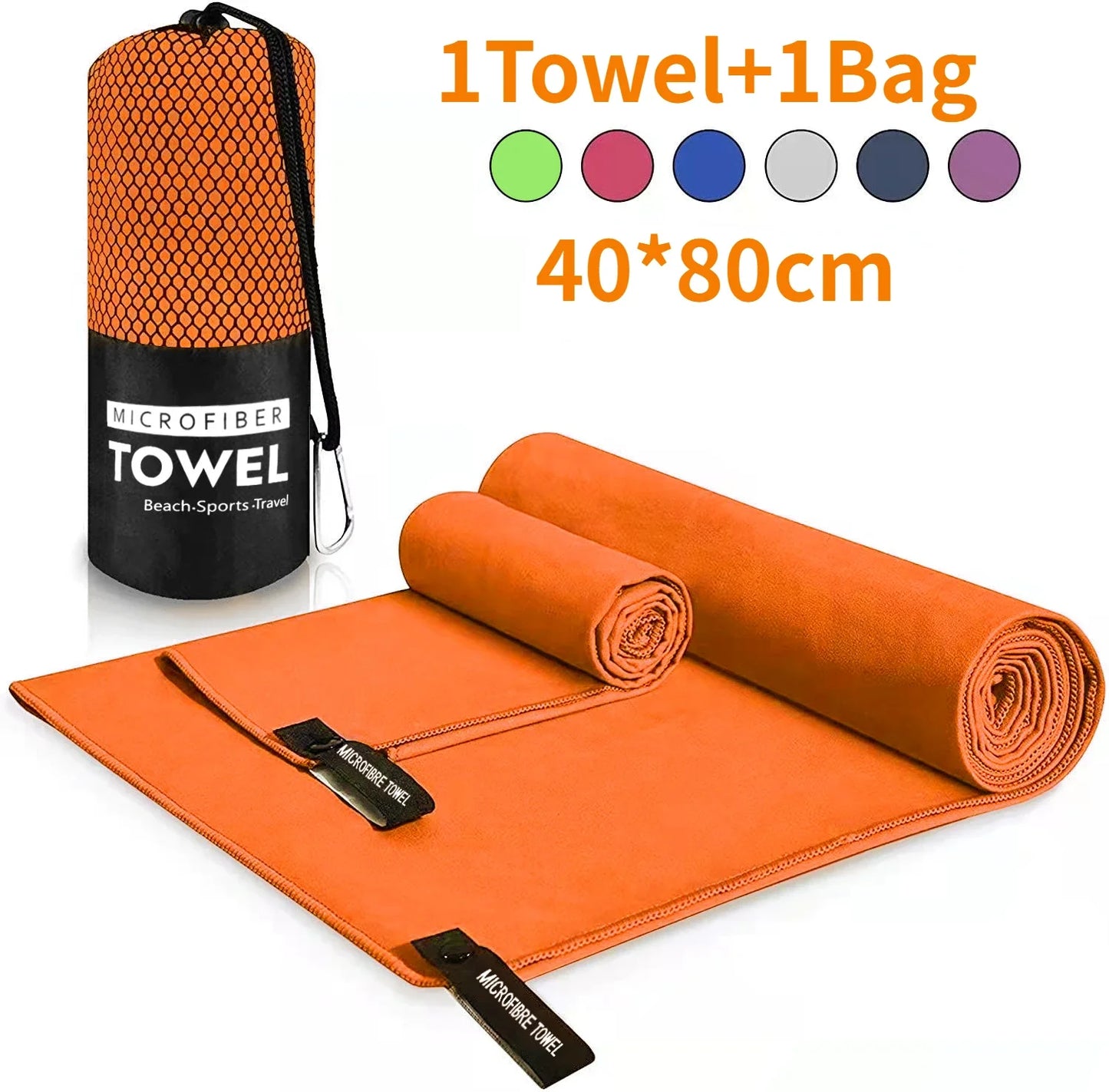 Schnelltrocknendes Mikrofaser-Handtuch – Kompakt, ultraleicht & super saugfähig, perfekt für Sport, Reisen & Outdoor