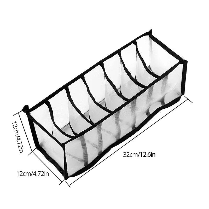 1pc Platzsparender Organizer für Unterwäsche, Socken und BHs - Faltbare Aufbewahrungsbox für den Kleiderschrank