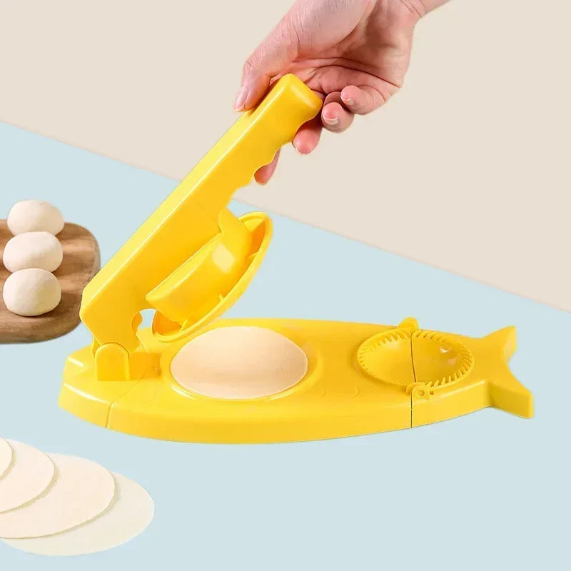 2-in-1 DIY Dumplings Maker Mold Machine - Perfekt für die einfache Herstellung von Teigtaschen zu Hause