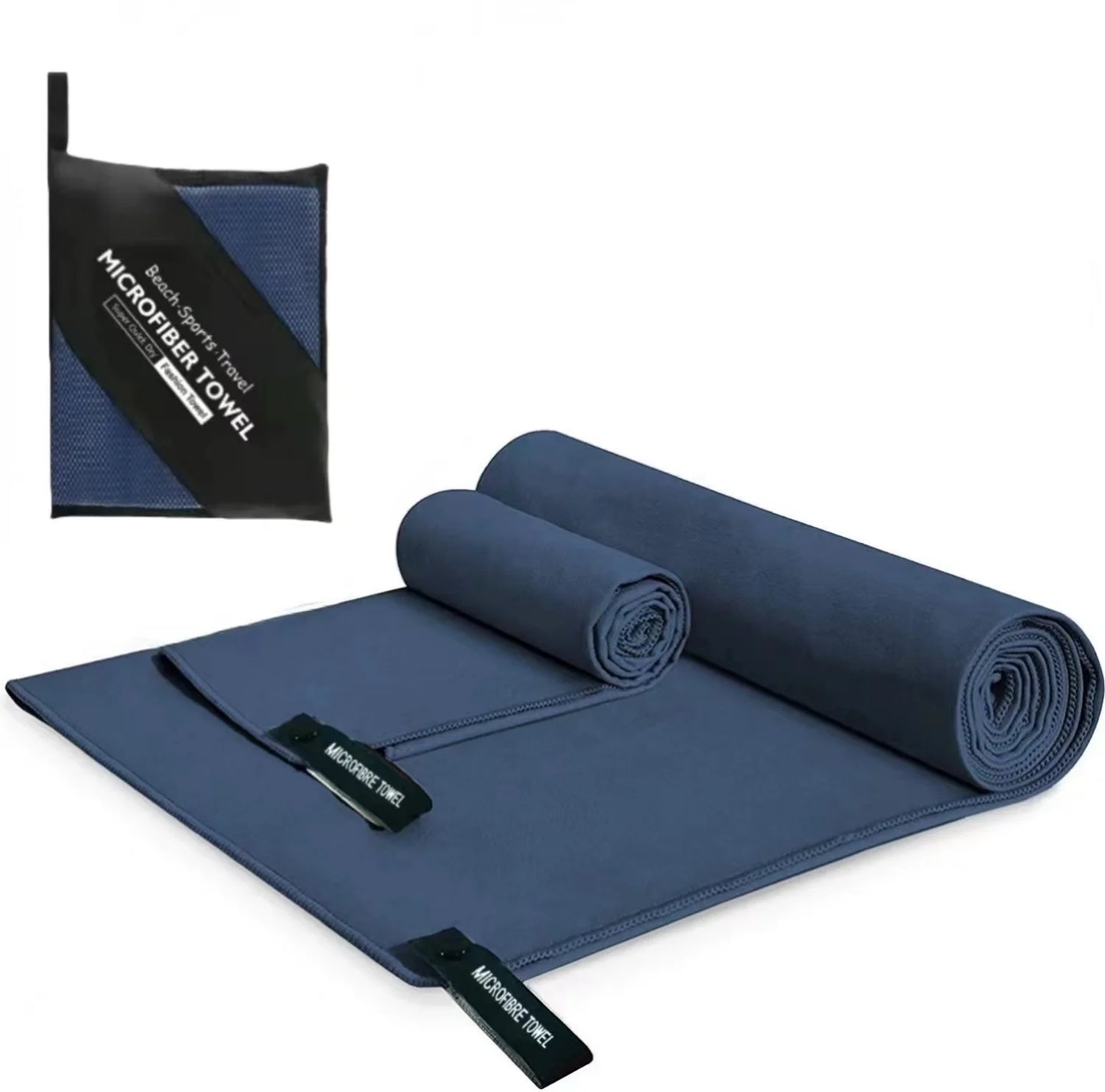 Sport Mikrofaser Handtuch – Ultralight & schnell trocknend, ideal für Pool, Gym, Yoga und Strand