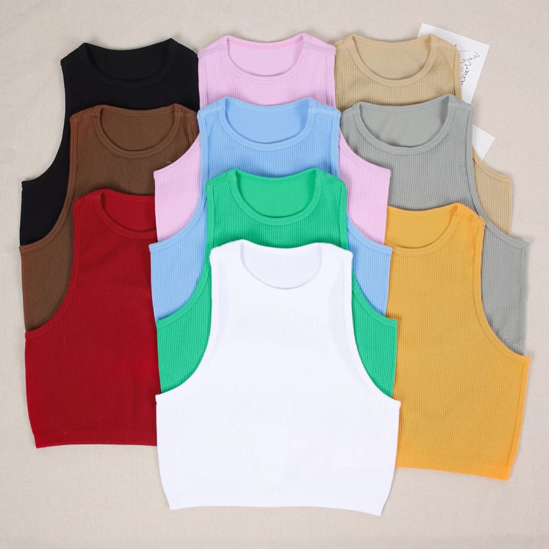 Sommerliches Nahtloses Push-Up Sport-Top – Sexy Y2K Tanktop im Corsage-Stil für Damen