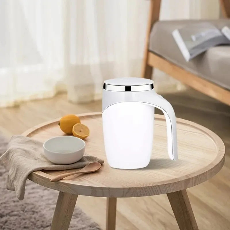 Automatischer Rührbecher mit Magnet – Edelstahl-Kaffeebecher für müheloses Mischens von Milchshakes und Getränken