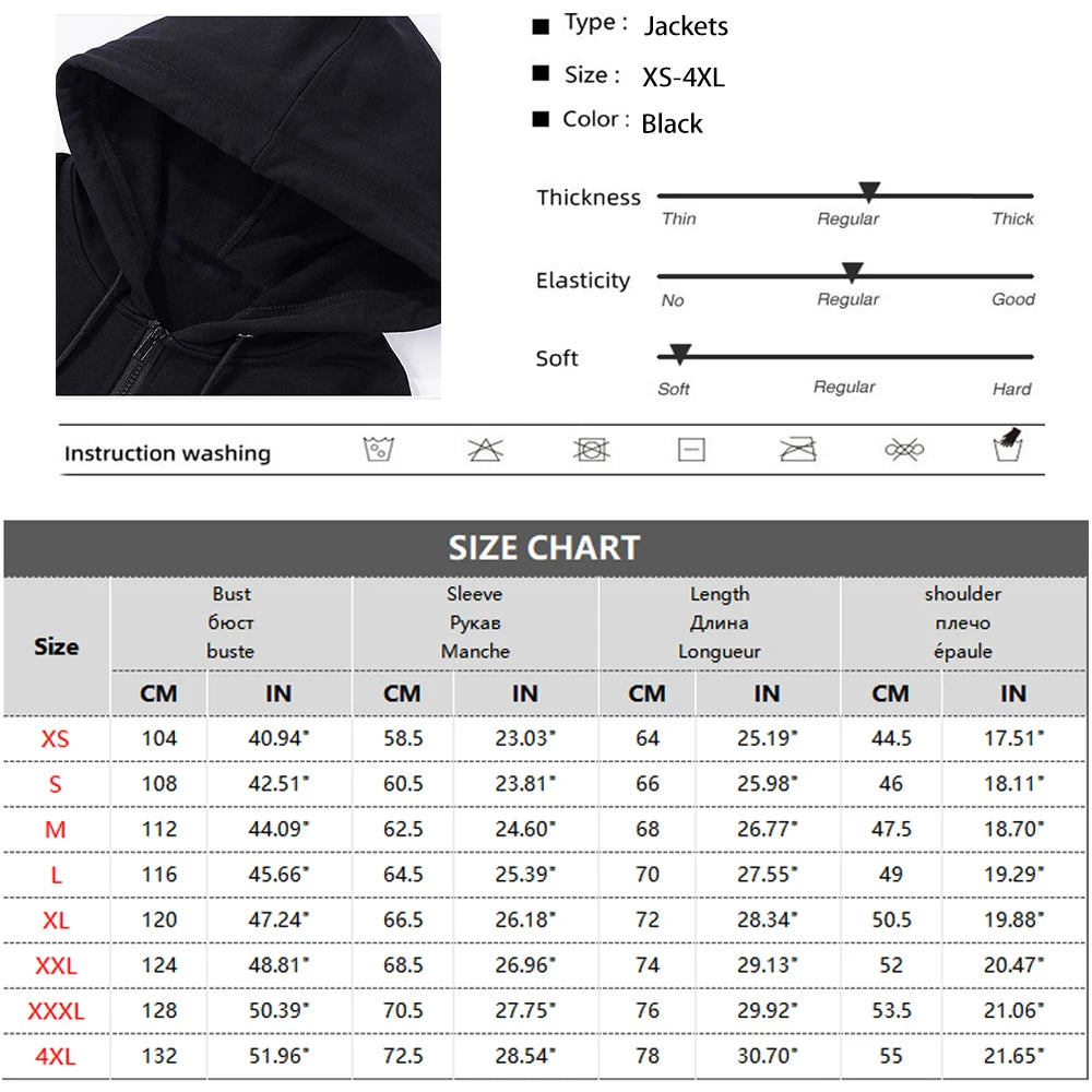 Herren Hoodie mit Reißverschluss – Herbst-Kapuzenpullover, bequemer Cardigan, einfarbig und aus hochwertigem Material