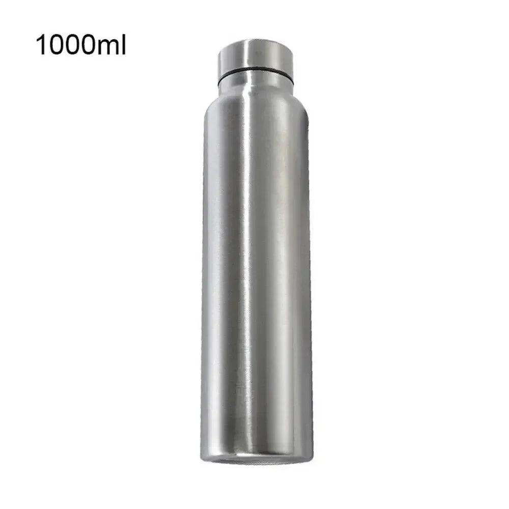 Hochwertige 1000ml Edelstahl Wasserflasche – Einlagige, strapazierfähige Trinkflasche für Gym, Sport & Outdoor