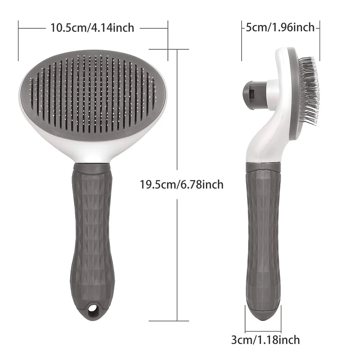 Effektive Fellpflegebürste für Hunde und Katzen: Selbstreinigender Pet Hair Remover und Entwirrungsbürste – Hochwertige Grooming-Werkzeuge für die beste Pflege Ihrer Haustiere