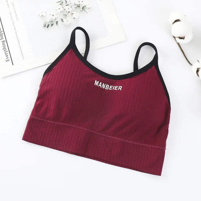 Neu: Komfortabler Sport-BH für Frauen – Sexy Baumwoll-Crop-Top für Gym und Alltag. Weich, unterstützend und ideal für jede Gelegenheit.