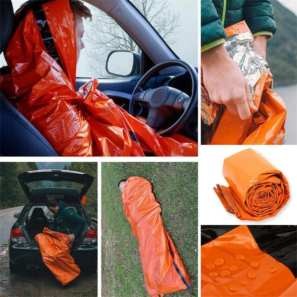 Wasserdichter Notfall-Schlafsack – Outdoor, Camping, Erste Hilfe