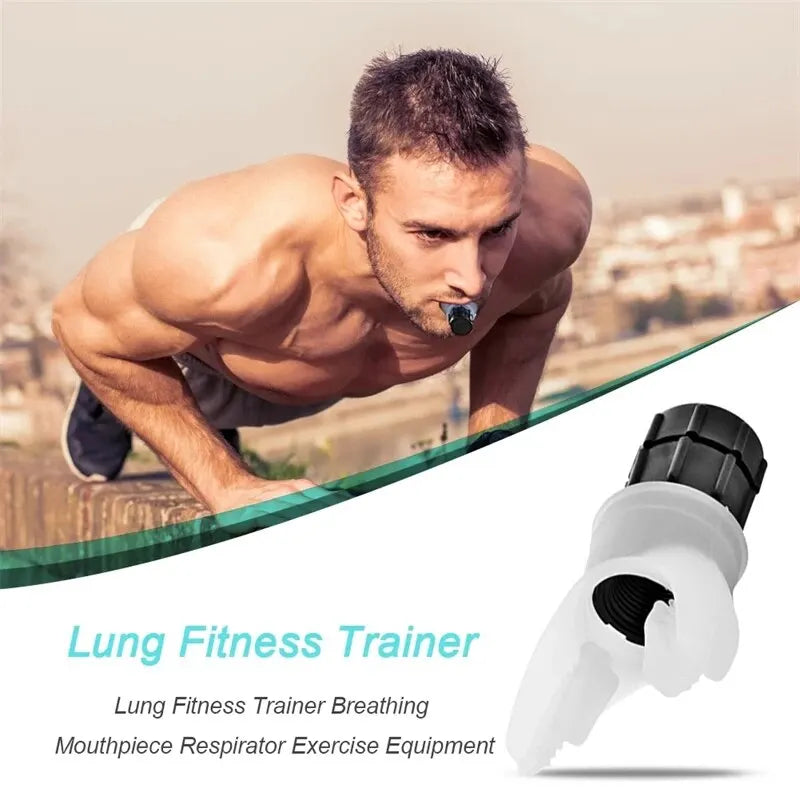 Lungen-Atemtrainer – Fitness- und Expirationsgerät aus Silikon für Hochleistungstraining & Atemübungen im Freien