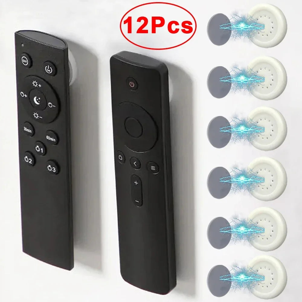12/2 Starke Magnetische Haken - Praktische Wandhalterung für Fernbedienungen, Kühlschrankaufkleber und vielseitige Heimorganizer, Magnetische Saugnapf-Haken für einfaches Aufhängen