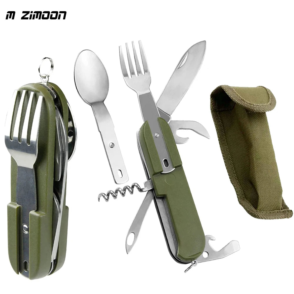 7-in-1 Multifunktionale Outdoor-Tischgeschirr