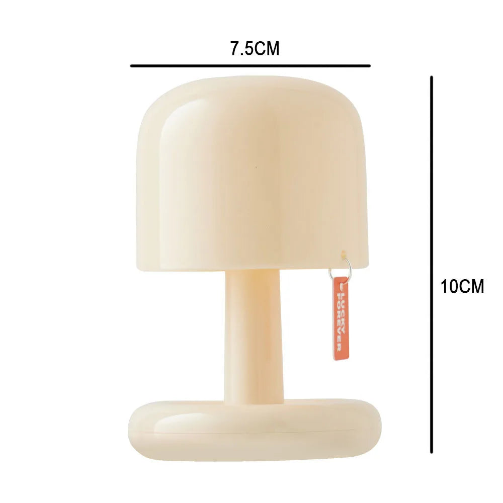 Kreative Mini-Pilzlampe mit Sonnenuntergangseffekt – USB-Aufladbare LED-Nachtlampe für stilvolle Beleuchtung im Schlafzimmer, Wohnzimmer oder Café