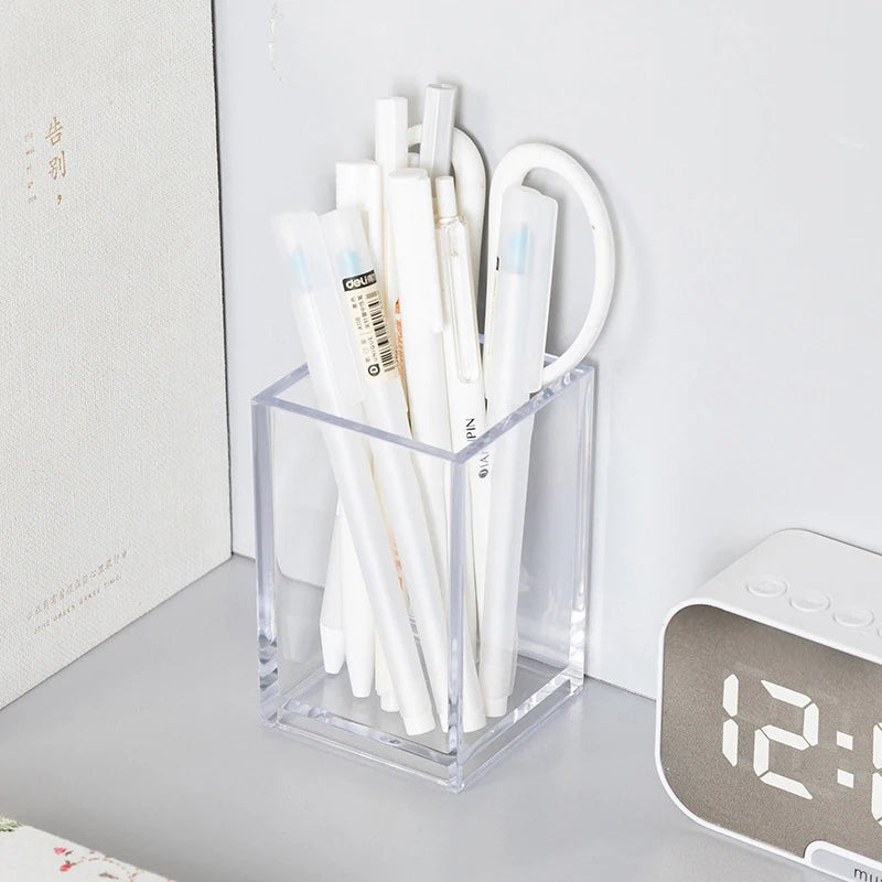 Make-up-Pinsel-Organizer – Robuster Acryl-Kosmetikaufbewahrungsbehälter für Pinsel und Schönheitsartikel – Schreibtisch-Organizer für Kosmetik