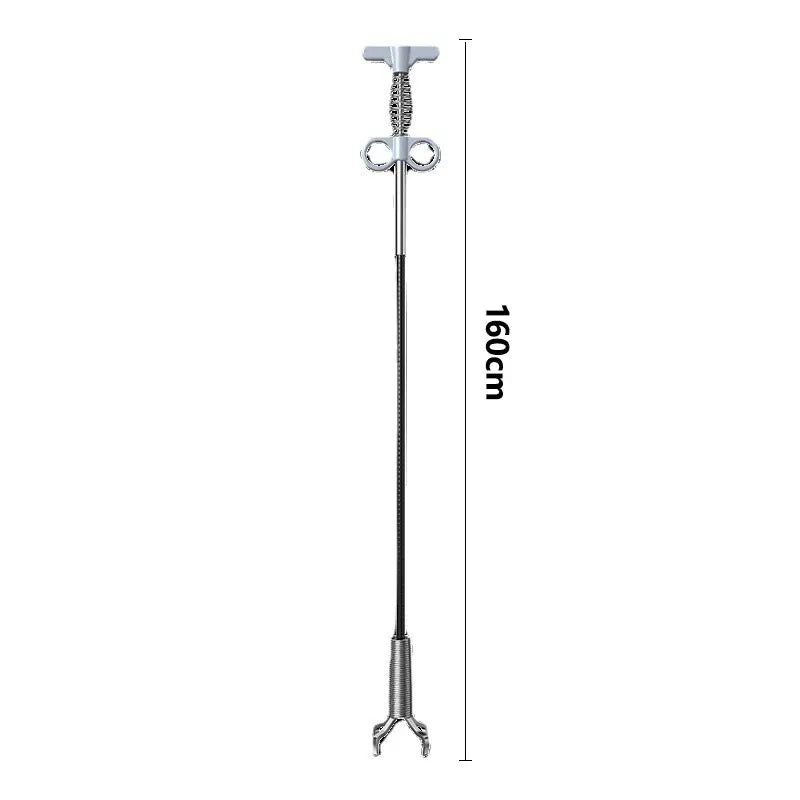 160 cm Abflussreiniger – Flexibles Rohrreinigungswerkzeug aus Federstahl für Küche und Badezimmer, Effektives Entstopfungswerkzeug für Abflüsse und Rohre
