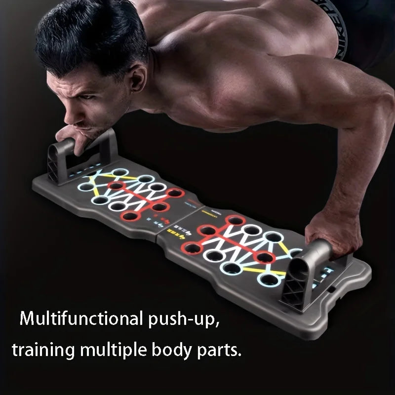 Multifunktionales Push-Up-Board für zu Hause – Robuste Liegestütz-Platte als perfekter Helfer für effektives Muskeltraining