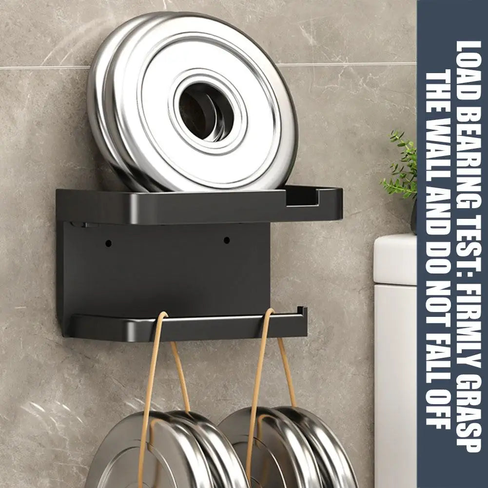 Rostfreier, dickwandiger Wandhalter für Toilettenpapier – Praktischer und langlebiger Kunststoff-Rack für Badezimmer und Küchennutzung