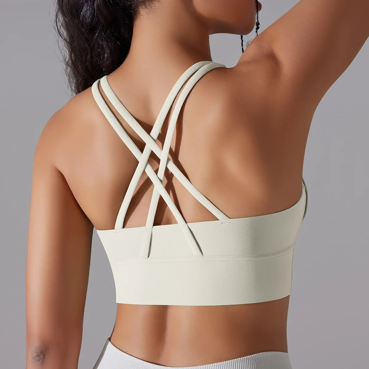 Komfortables Yoga-Bra Tanktop für Frauen – Fitness Sport-Bra mit Naked Feel, Gym-Vest, Camisole für Workout, Sportbekleidung