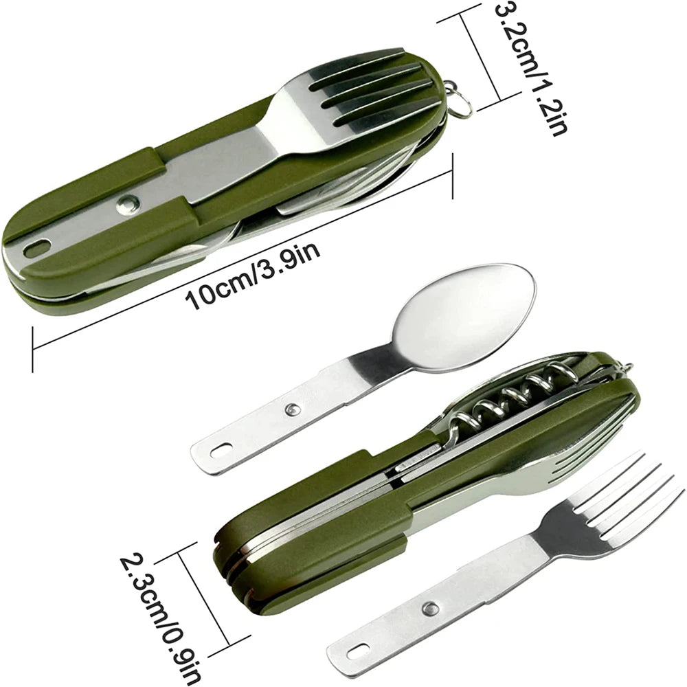 7-in-1 Multifunktionale Outdoor-Tischgeschirr