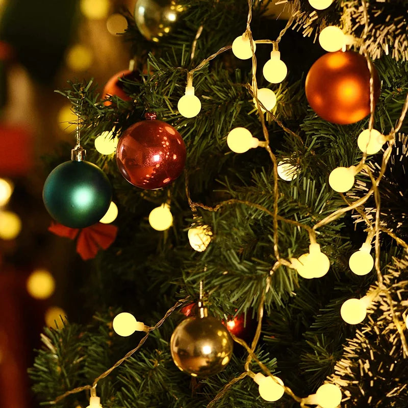 10 m LED-Globus-Lichterkette – USB/Batterie, Mini Fairy Lights, Für Innen- & Außenbereich wie Garten, Zelt & Party