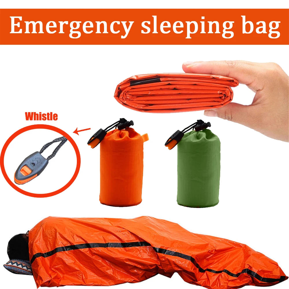 Wasserdichter Notfall-Schlafsack – Outdoor, Camping, Erste Hilfe