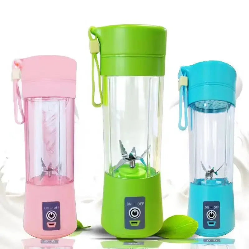 Mini-Fruchtsaftmixer: Tragbarer USB-Mixer mit 6 Klingen, für Gemüse- und Fruchtsäfte, Smoothies, 1800mAh