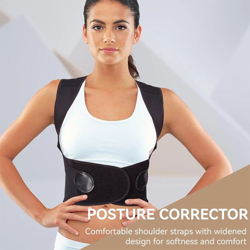 Ergonomischer Haltungskorrektor für Rücken und Schultern – Atmungsaktive und verstellbare Rückenstütze für Damen & Jugendliche