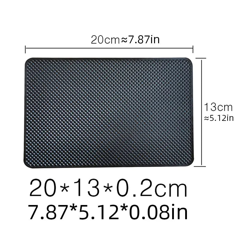Hitzebeständige Rutschmatte für das Auto – Anti-Rutsch-PVC-Pads für das Dashboard, perfekte Halterung für Telefon und Sonnenbrillen im Innenraum