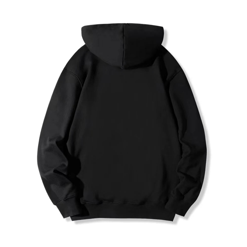 Herren Hoodie mit Reißverschluss – Herbst-Kapuzenpullover, bequemer Cardigan, einfarbig und aus hochwertigem Material