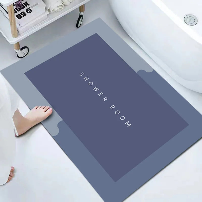 Super Saugfähige Antirutsch-Badmatte - Fußmatte für Badezimmer, Toilette, Küche und Wohnzimmer Hochwertige und wasserdichte Badmatte